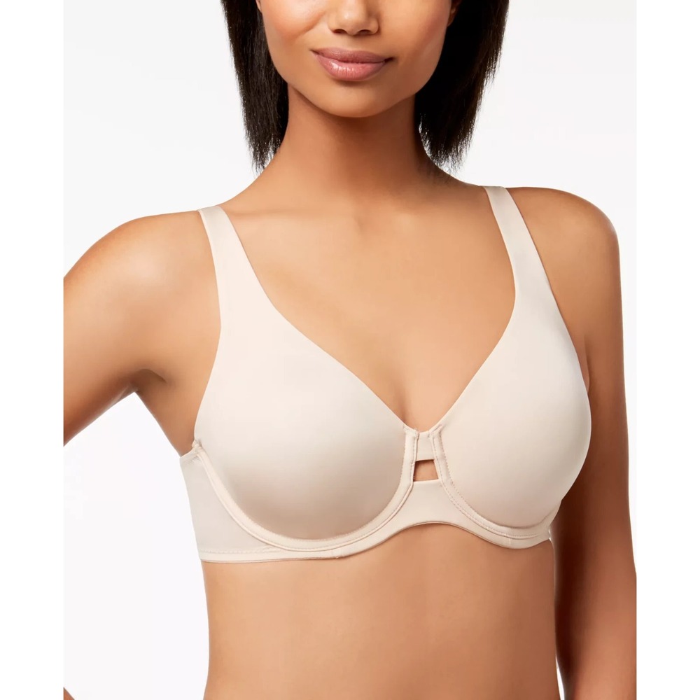 Wacoal First Instinct Full‎ Figure Bra 44G Seamless Underwire Beige NWT